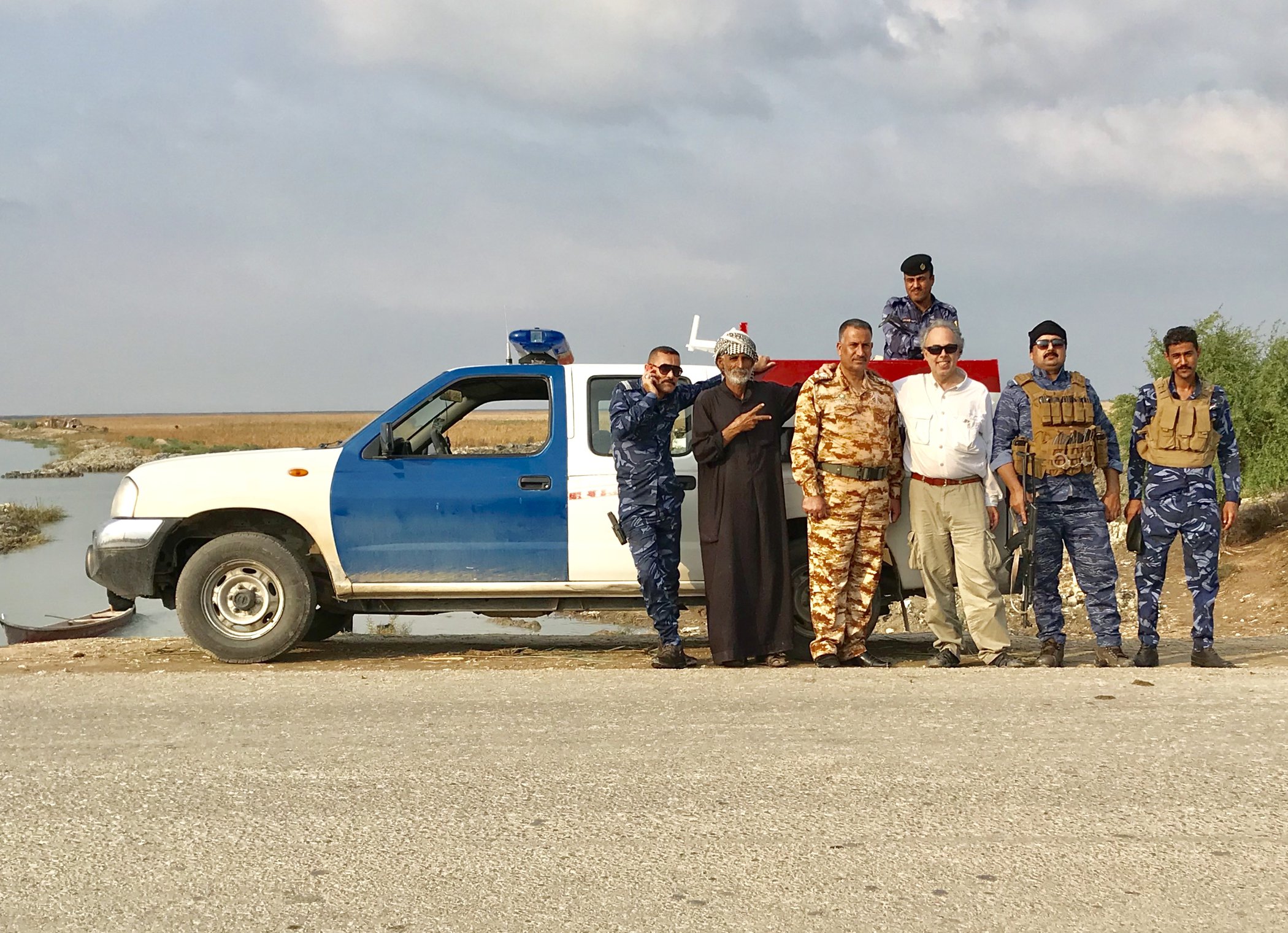 Reisleider Meir Behar in Zuid-Irak, 2018