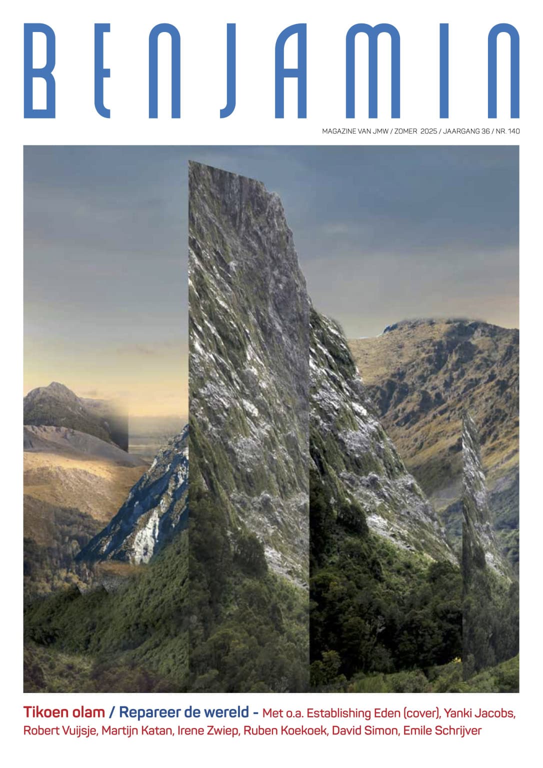 Cover Benjamin 140, zomer 2025, Tikoen Olam